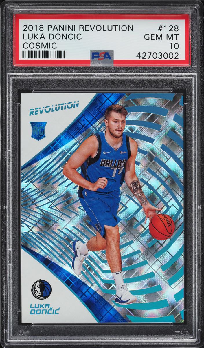 2018 Panini Revolution Basketball Cosmic Luka Doncic #128 PSA 9