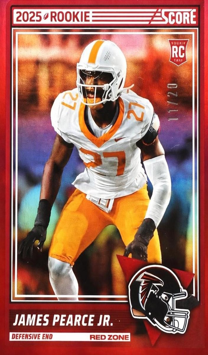 2025 Panini Score Football Red Zone James Pearce Jr. #26