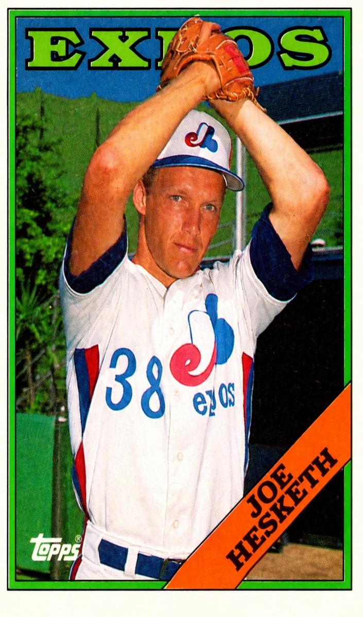 1988 Topps Baseball Joe Hesketh #371 PSA 9