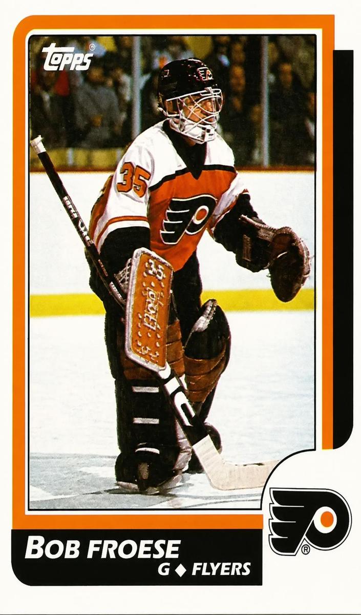 1986 Topps Hockey Bob Froese #55