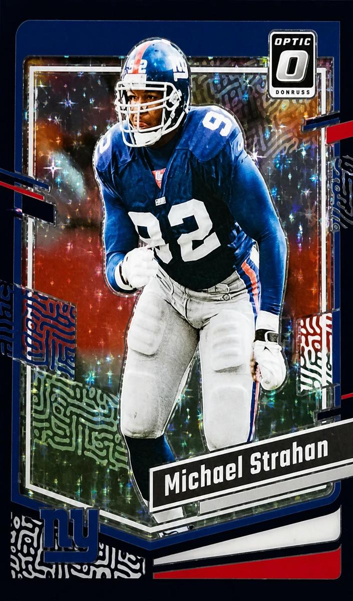 2023 Donruss Optic Football Purple Stars Michael Strahan #146