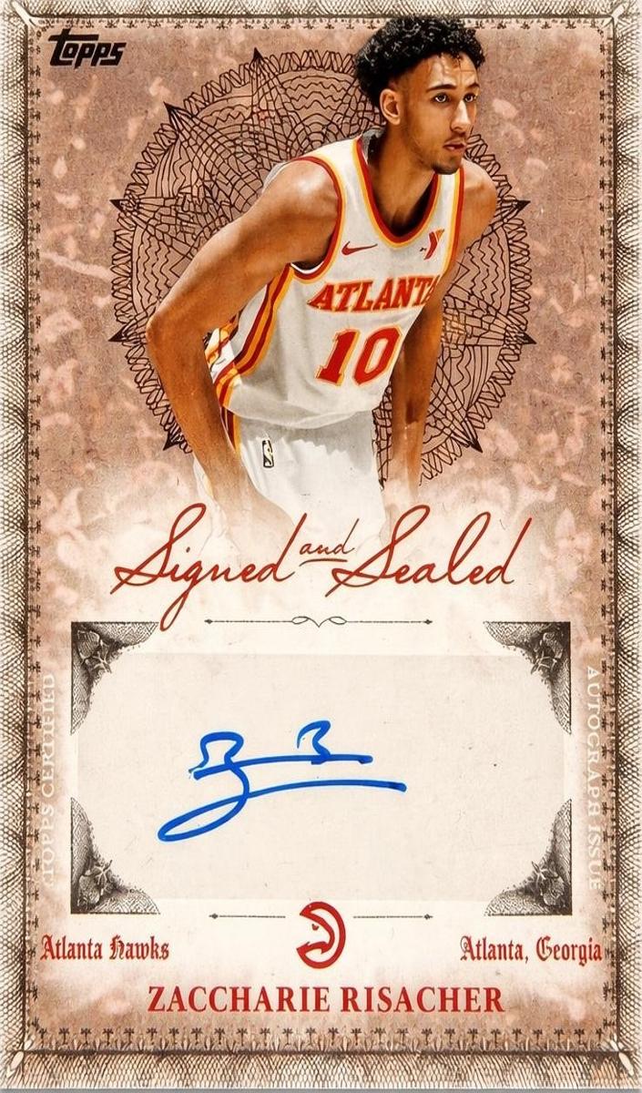 2025 Topps Basketball Zaccharie Risacher #BSI-ZR