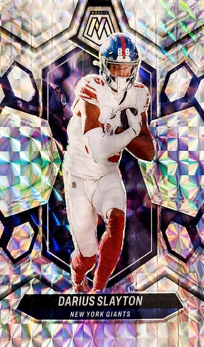 2024 Panini Mosaic Football Silver Darius Slayton #165