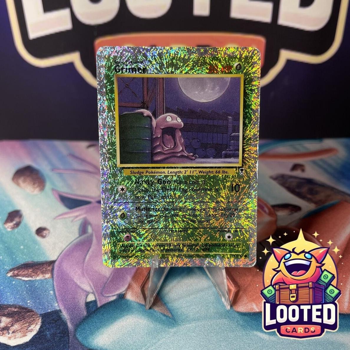 2002 Pokemon Legendary Collection Reverse Foil Grimer #78 PSA 9