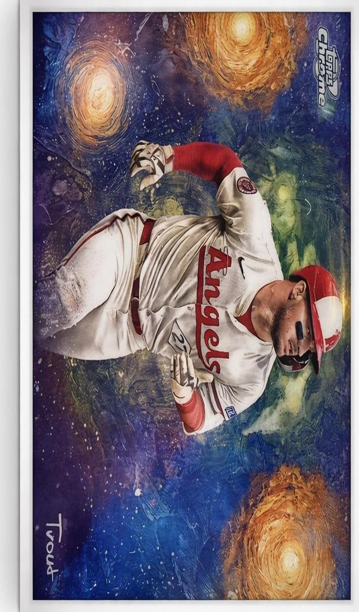 2025 Topps Cosmic Chrome Baseball Mike Trout #STN-18