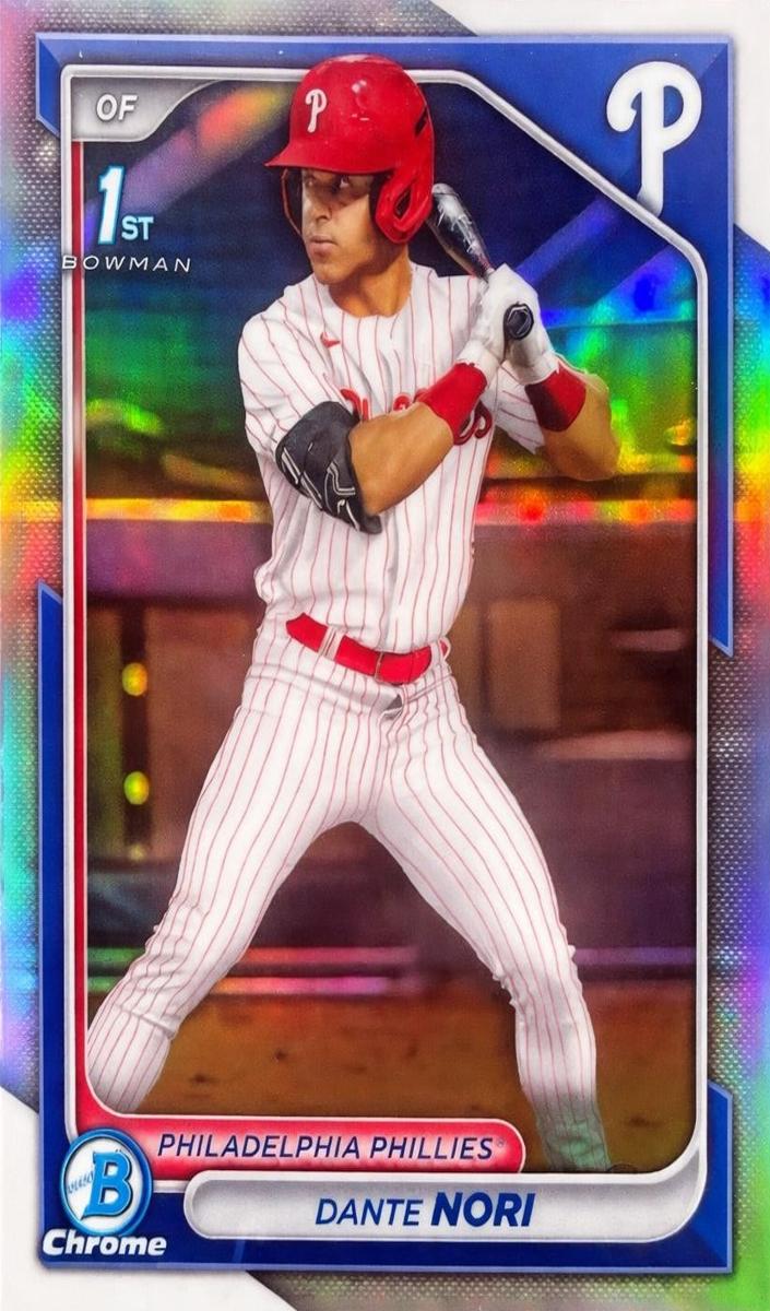 2024 Bowman Draft Chrome Baseball Refractor Dante Nori #BDC-16 PSA 9