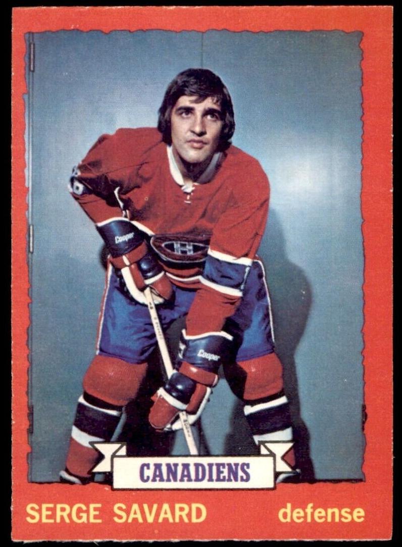 1973 O-Pee-Chee Hockey Serge Savard #24