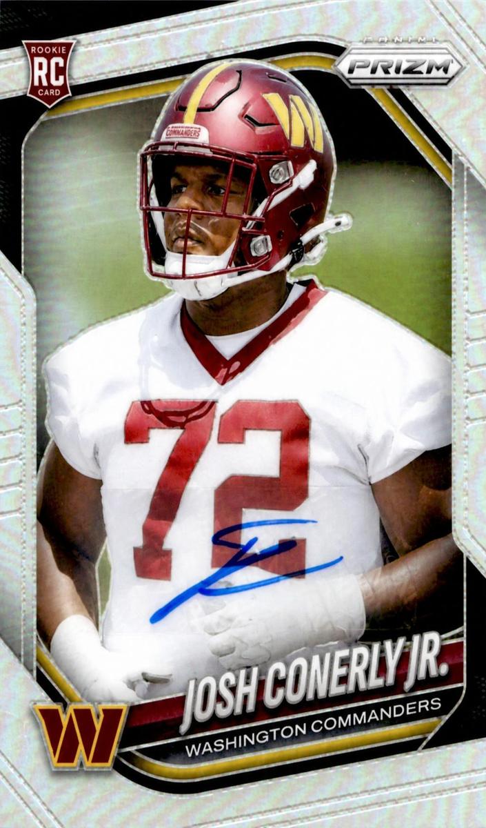 2025 Panini Prizm Football Silver Josh Conerly Jr. #382 PSA 9