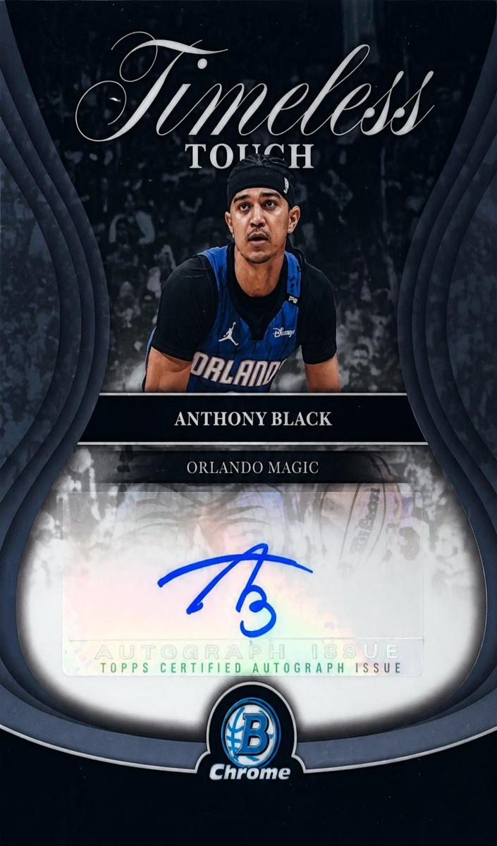 2025 Bowman Basketball Black Refractor Anthony Black #TTA-AB RAW Ungraded