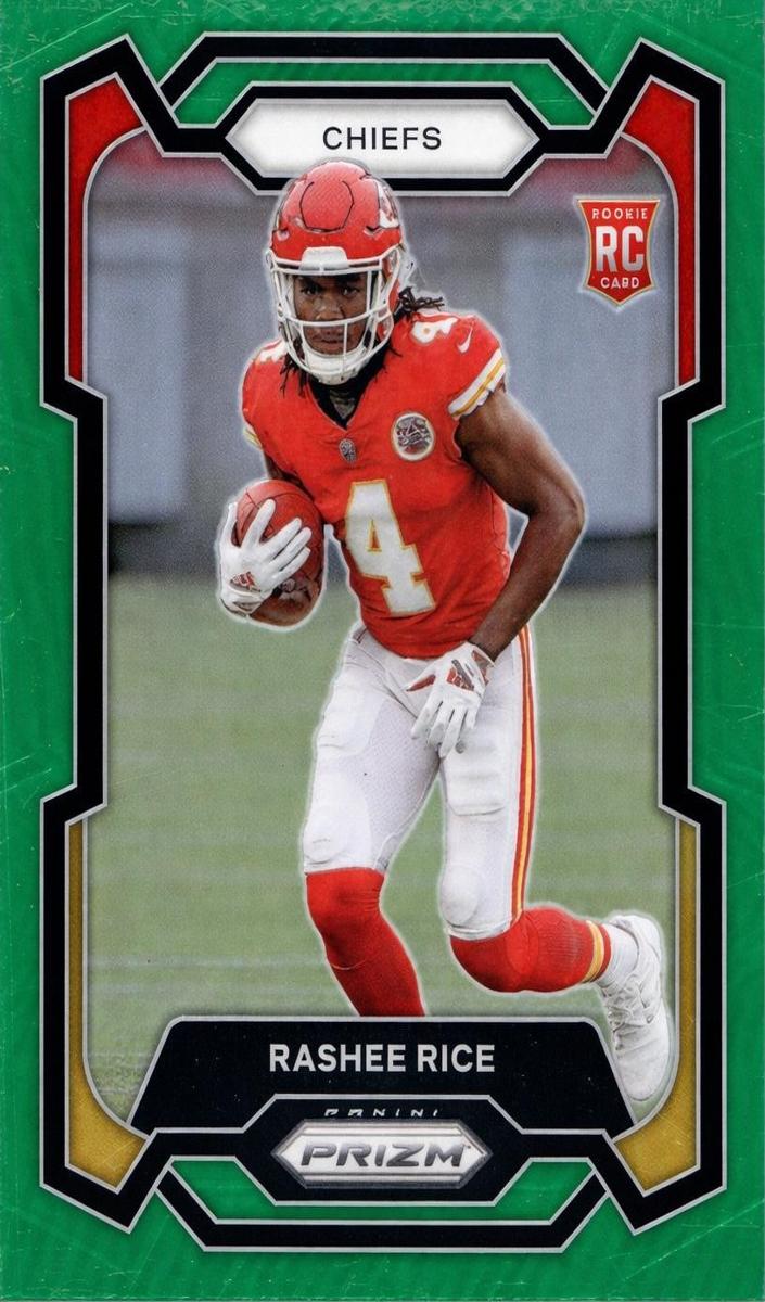 2023 Panini Prizm Football Green Rashee Rice #350