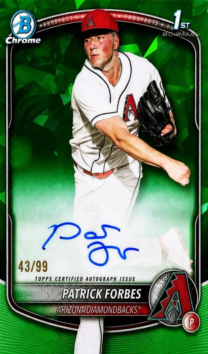 2025 Bowman Draft Sapphire Baseball Green Patrick Forbes #CPA-PF PSA 10