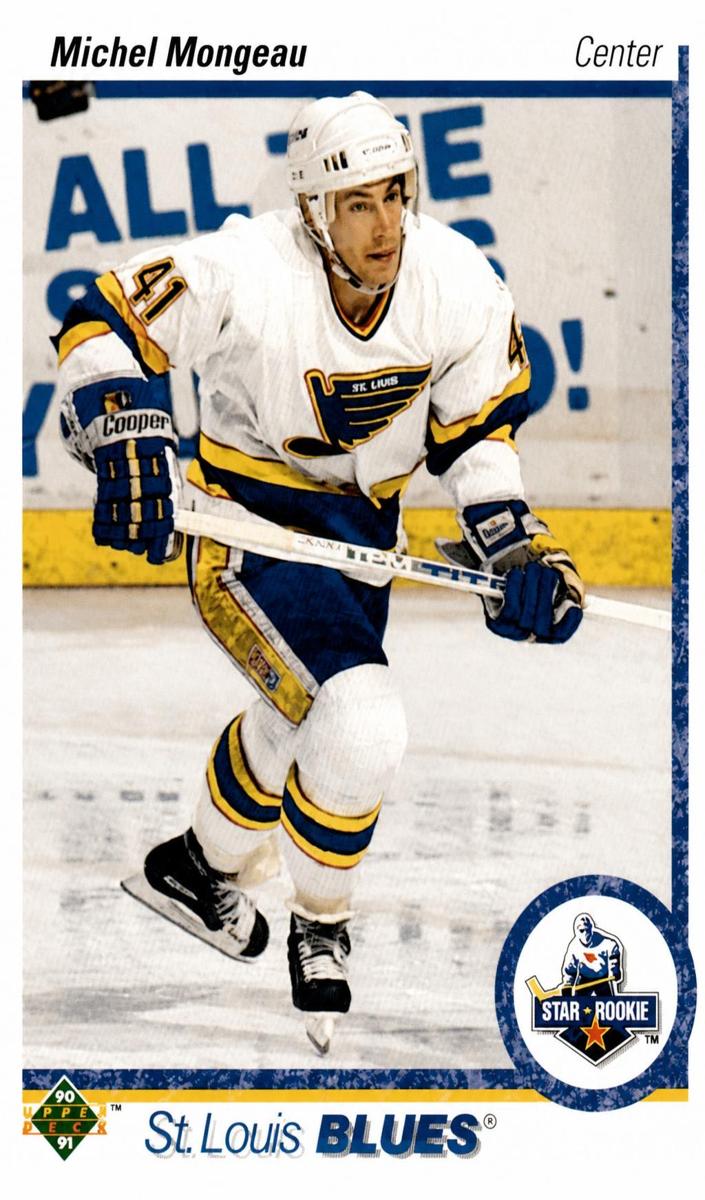 1990 Upper Deck Hockey Michel Mongeau #345