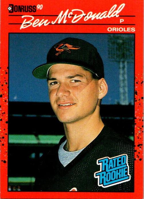 1990 Donruss Baseball Ben McDonald #32