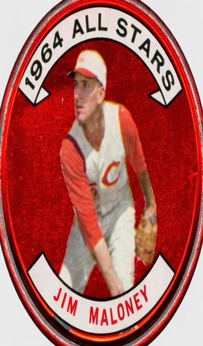 1964 Topps Coins Baseball Jim Maloney #158