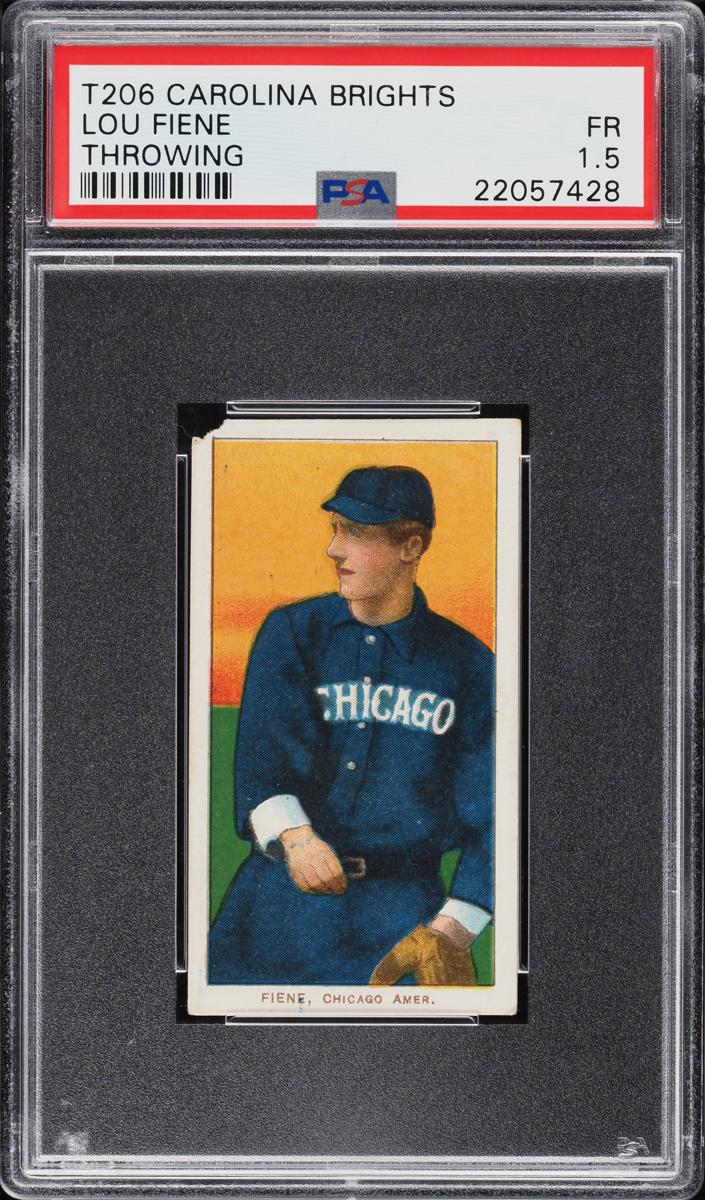 1909-11 T206 Baseball Throwing Lou Fiene #NNO
