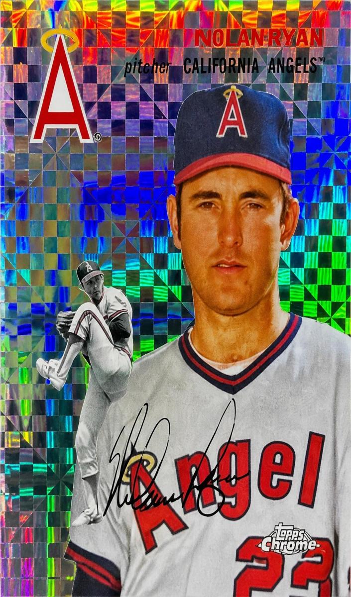 2023 Topps Chrome Platinum Baseball X-Fractor Nolan Ryan #482