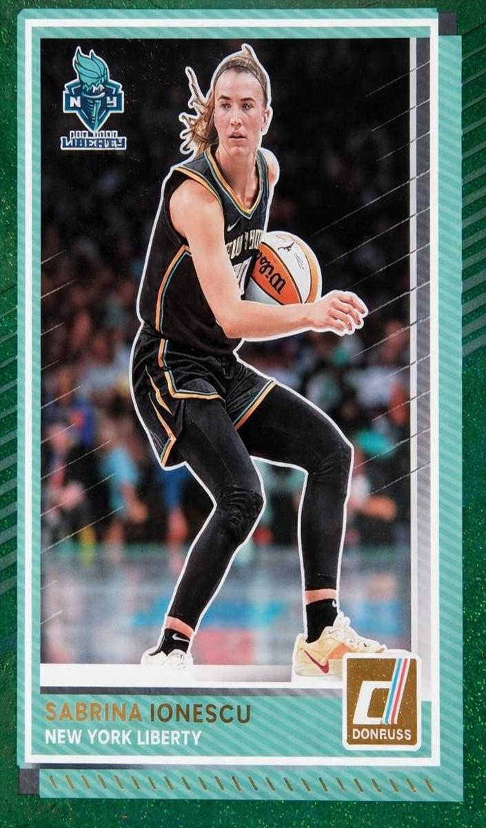2025 Panini Donruss WNBA Basketball Green Shimmer Sabrina Ionescu #83
