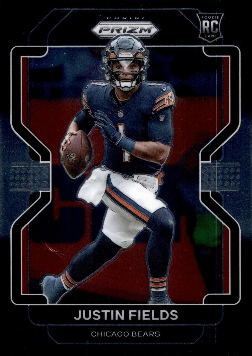 2021 Panini Chronicles Football Justin Fields #PB-3 PSA 8
