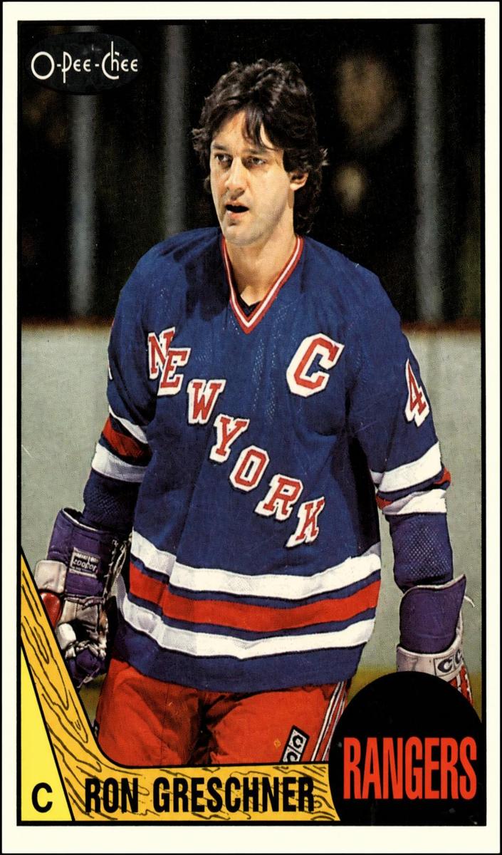 1987 O-Pee-Chee Hockey Ron Greschner #159