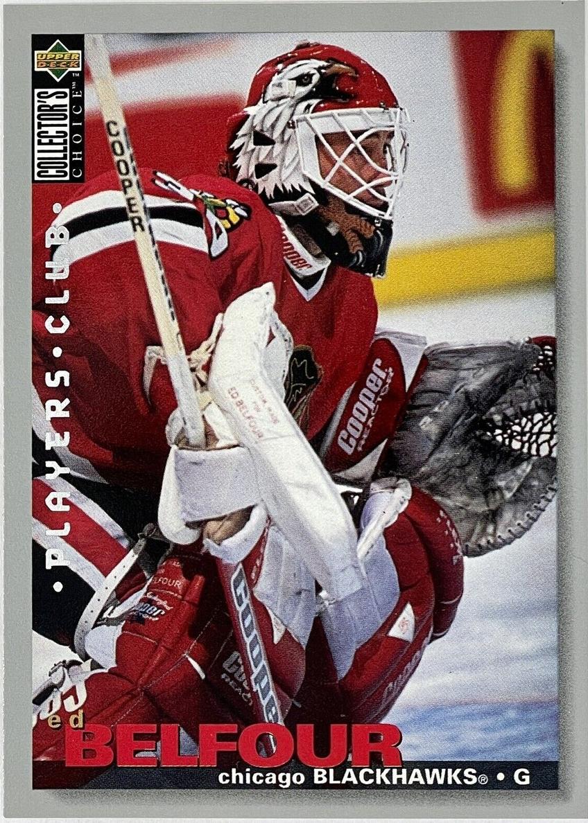 1995 Collector's Choice Hockey Player's Club Ed Belfour #109