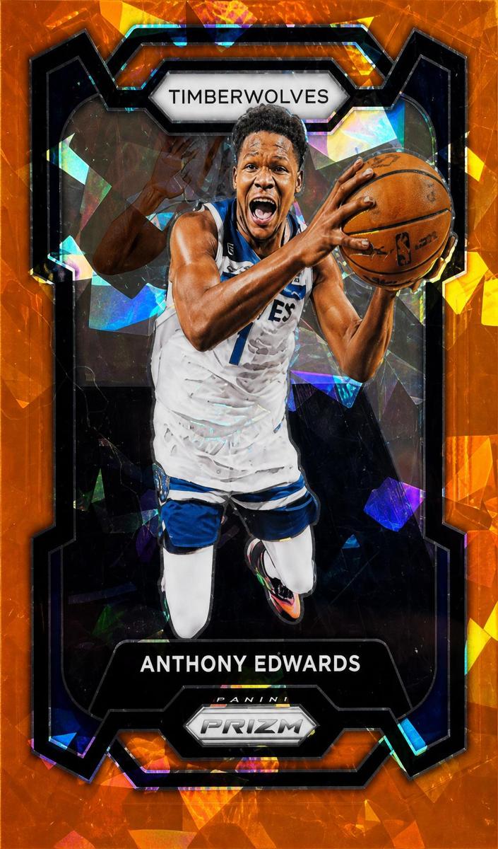 2023 Panini Prizm Basketball Orange Anthony Edwards #108