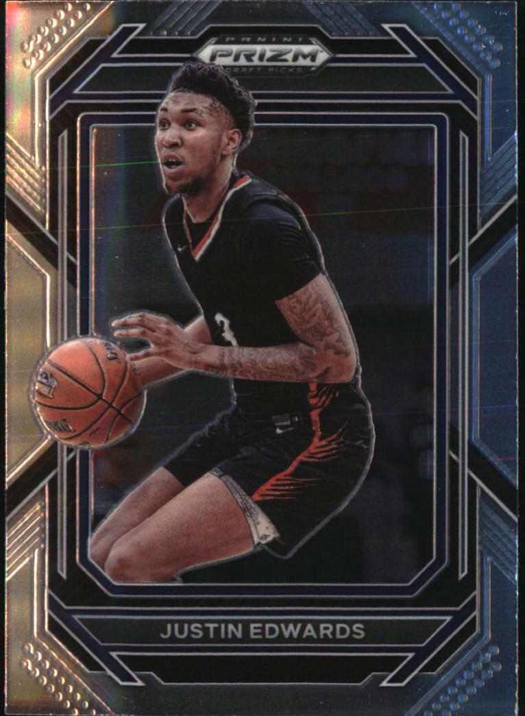2023 Panini Prizm Draft Picks Basketball Justin Edwards #26