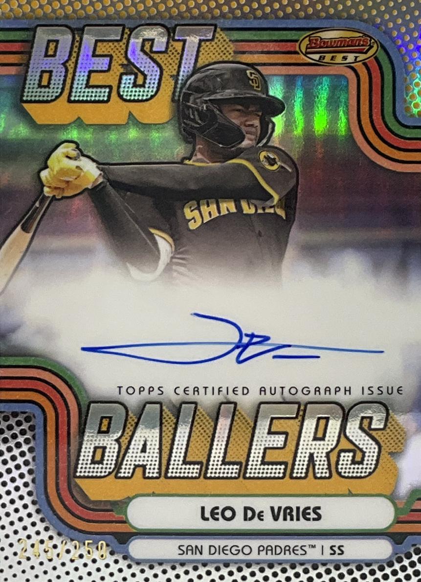 2024 Bowman's Best Baseball Leo De Vries #B24-LD PSA 9