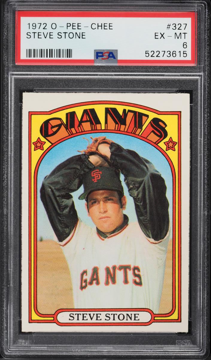 1972 O-Pee-Chee Baseball Steve Stone #327
