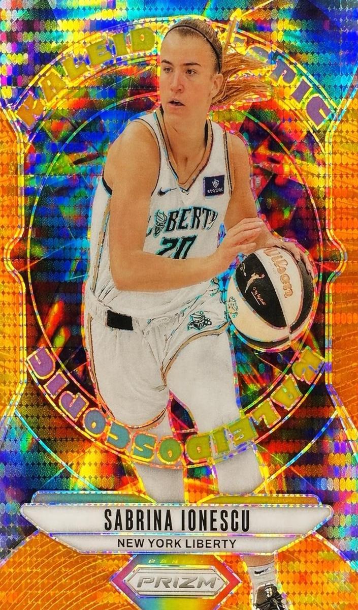 2024 Panini Prizm WNBA Basketball Orange Pulsar Sabrina Ionescu #15 PSA 9