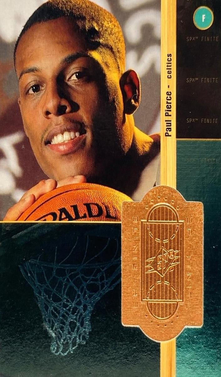 1998 SPx Finite Basketball Paul Pierce #220 PSA 8