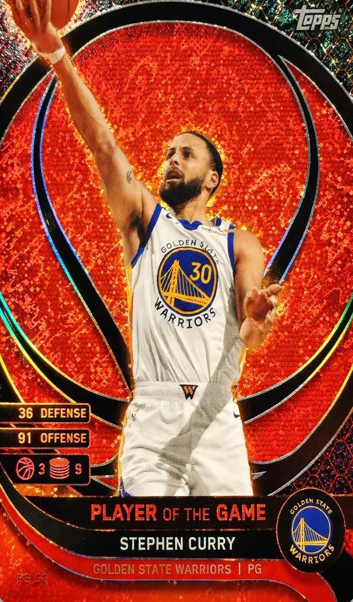 2025 Topps Match Attax Basketball Stephen Curry #PG-SC