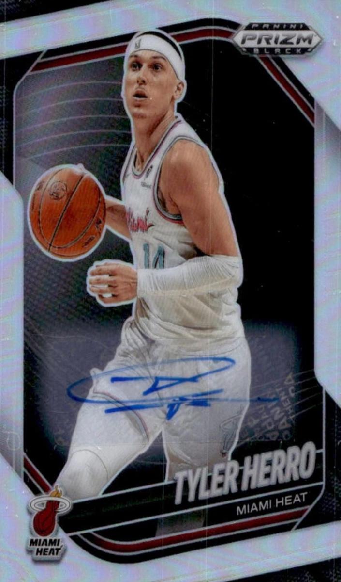 2024 Panini Prizm Black Basketball Silver Tyler Herro #88