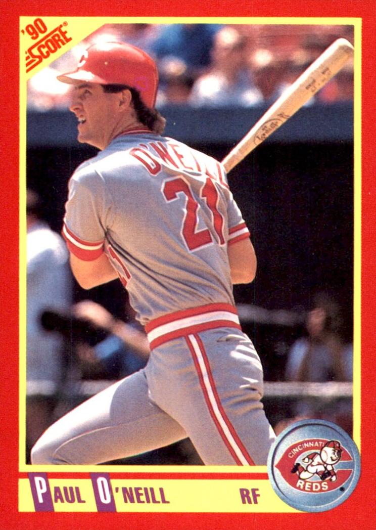 1990 Score Baseball Paul O'Neill #295