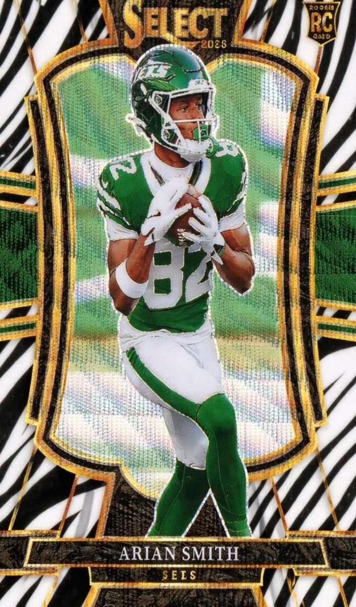 2025 Panini Select Football Zebra Arian Smith #177