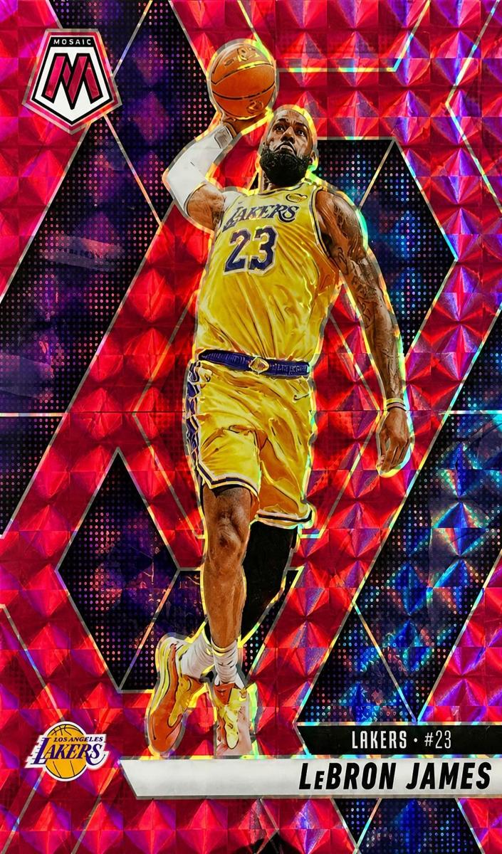 2024 Panini Mosaic Basketball Pink LeBron James #180