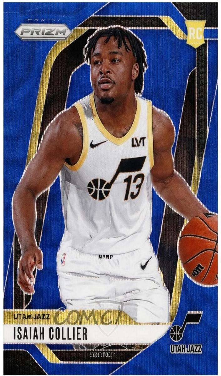 2024 Panini Prizm Basketball Choice Blue Isaiah Collier #227 PSA 9