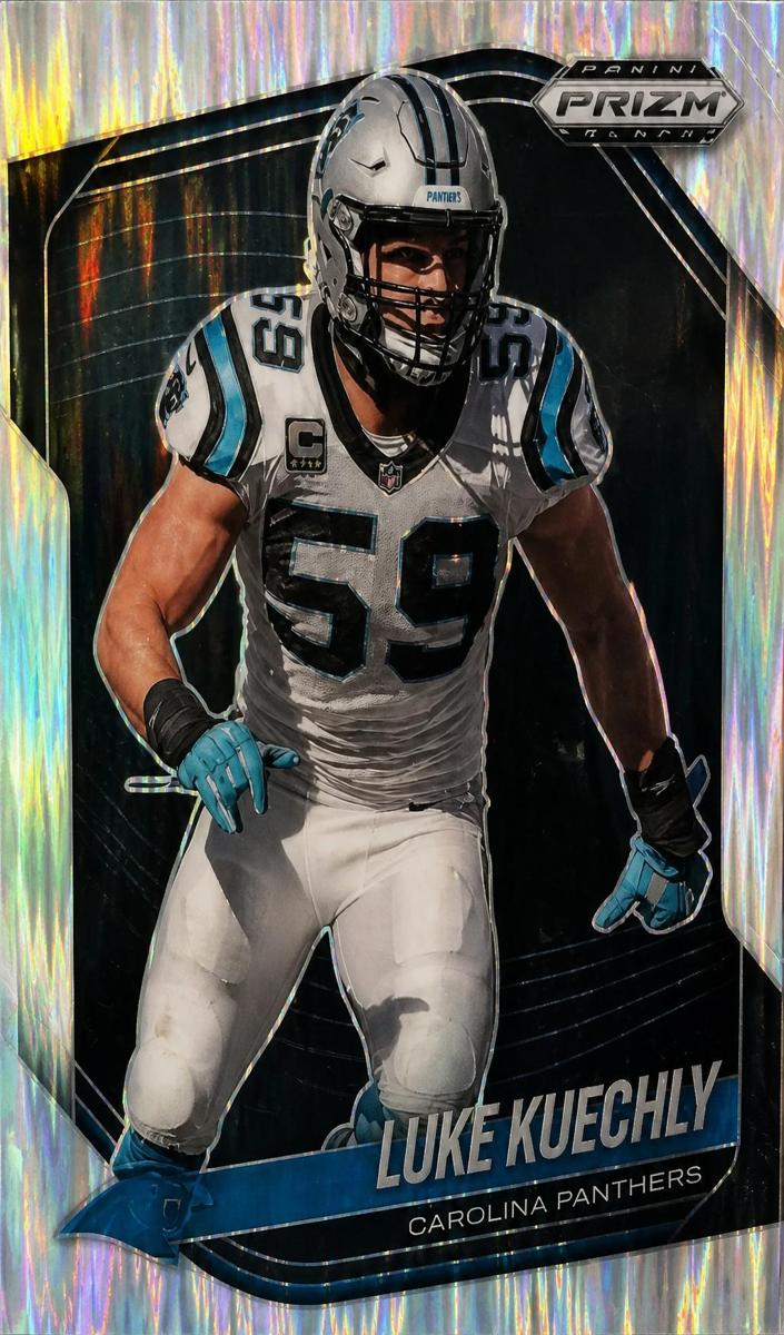 2025 Panini Prizm Black Football Skewed Luke Kuechly #18