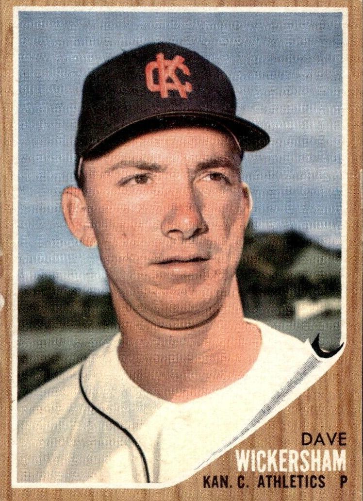 1962 Topps Baseball Dave Wickersham #517