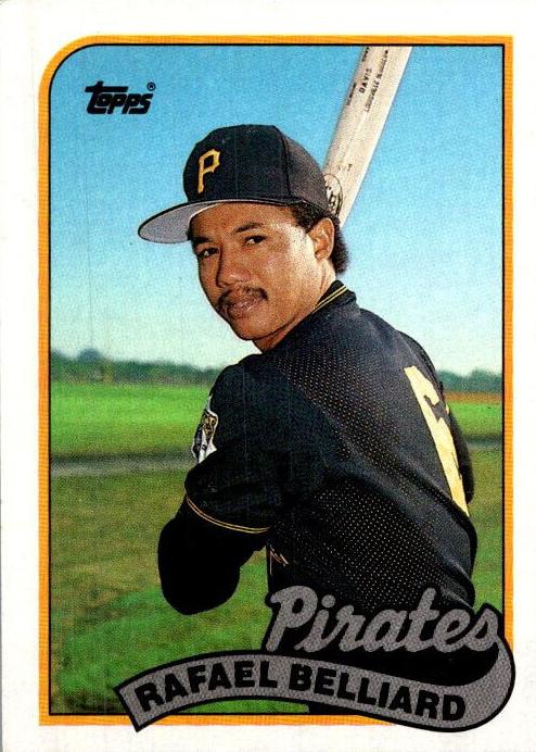 1989 Topps Baseball Rafael Belliard #723 PSA 8