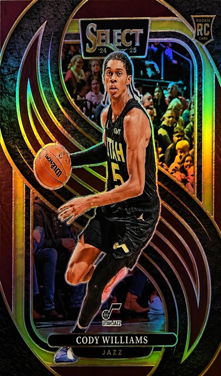 2024 Panini Select Basketball Maroon Cody Williams #172