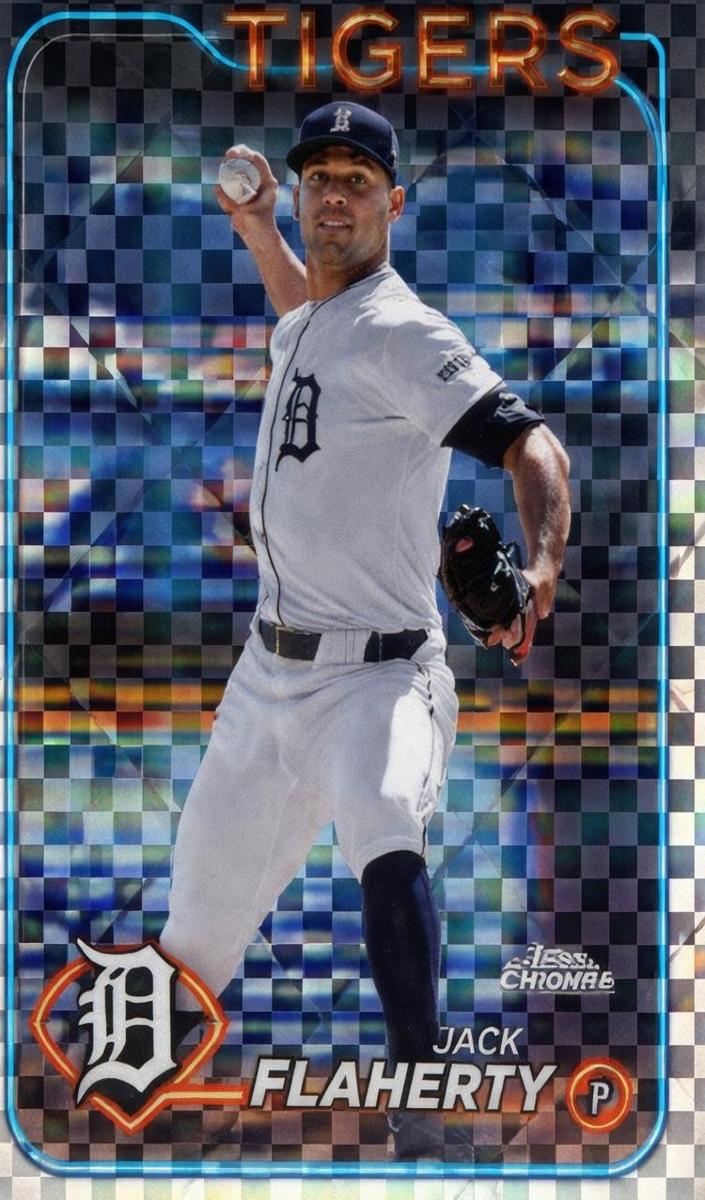 2024 Topps Chrome Baseball X-Fractor Jack Flaherty #56