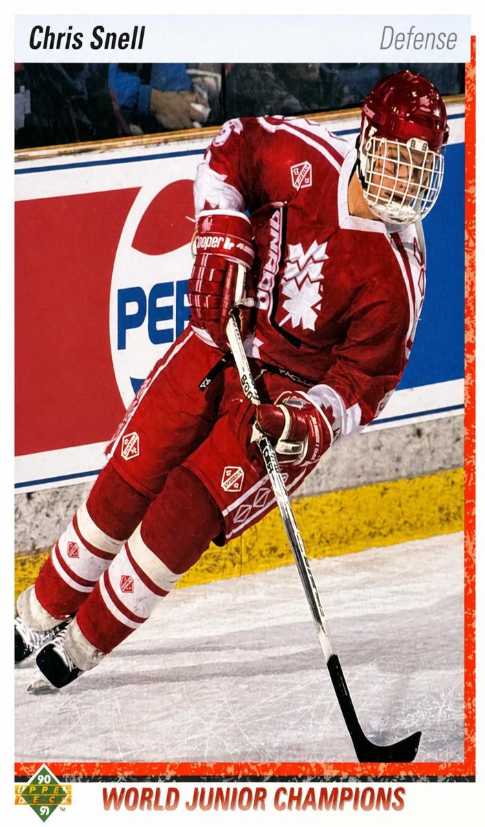 1990 Upper Deck Hockey Chris Snell #468