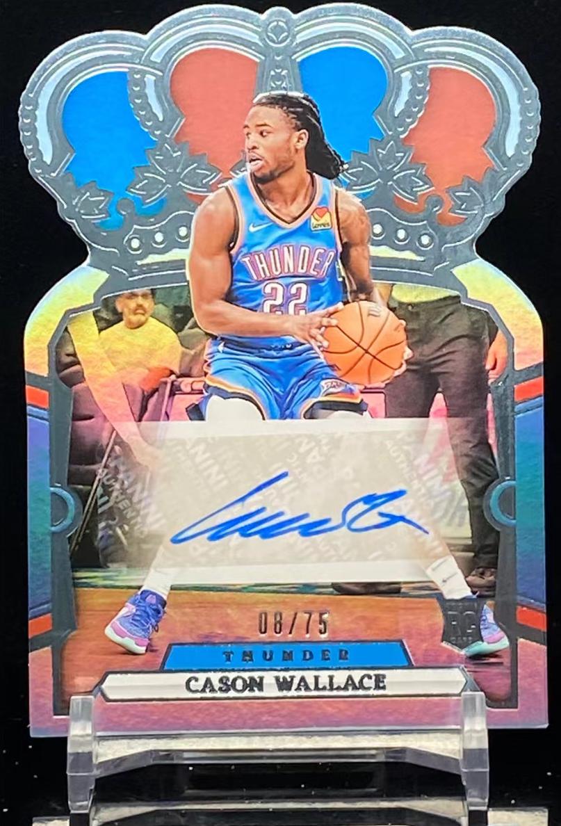 2023 Panini Crown Royale Basketball Blue Cason Wallace #RC-CAS