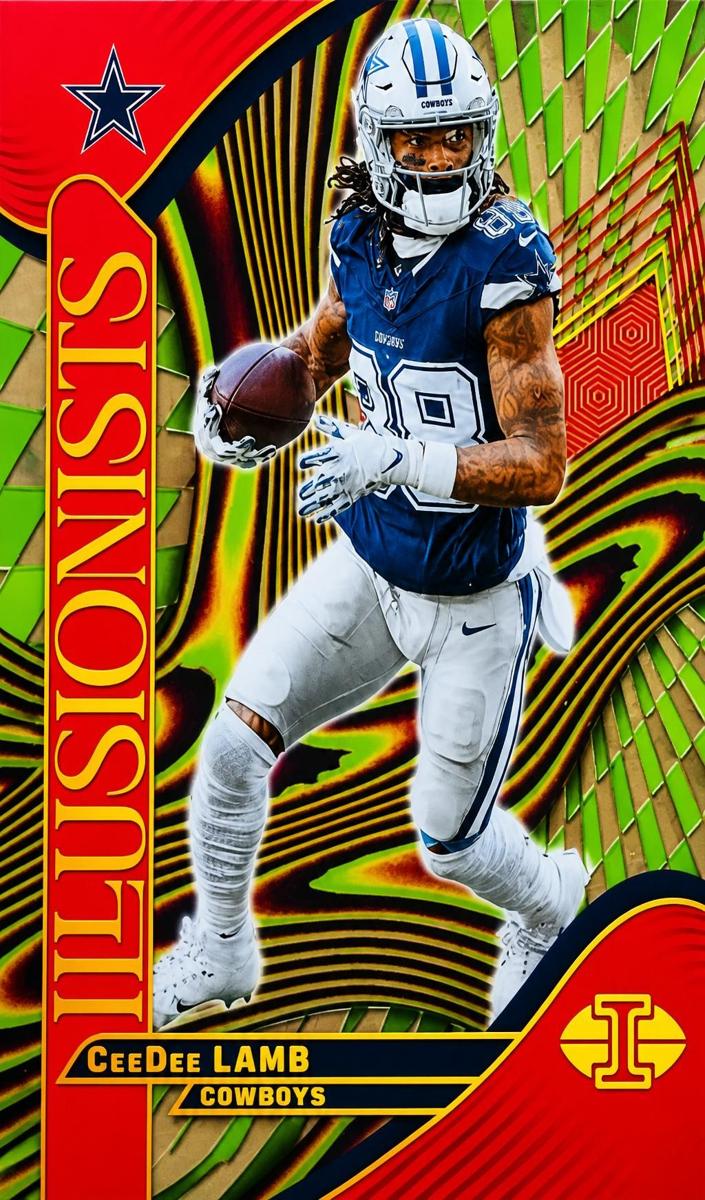 2024 Panini Illusions Football Red CeeDee Lamb #17