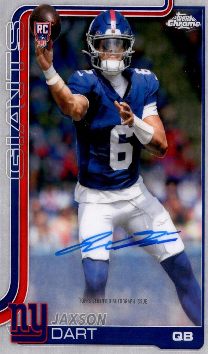 2025 Topps Chrome Football Jaxson Dart #RA-JD