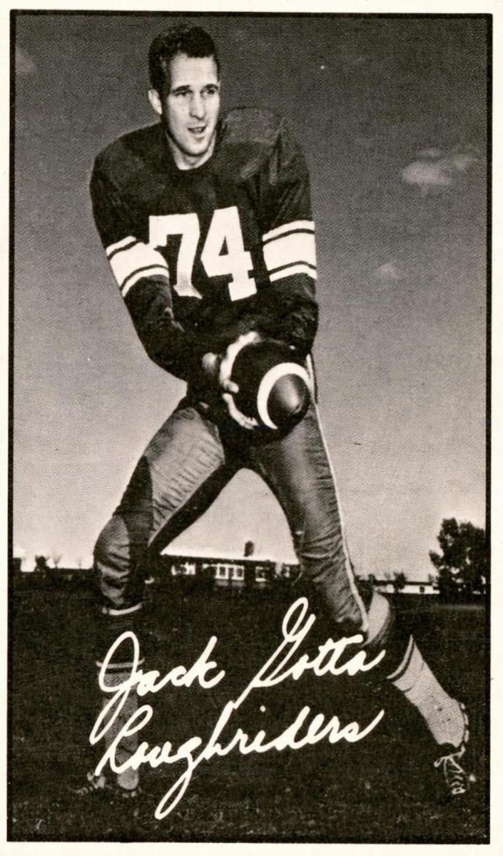 1961 Topps CFL Football Jack Gotta #93