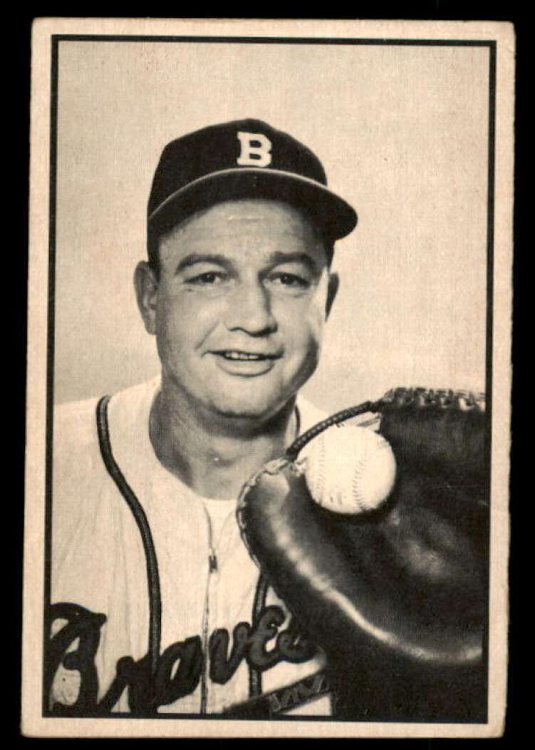 1953 Bowman Black and White Baseball Walker Cooper #30