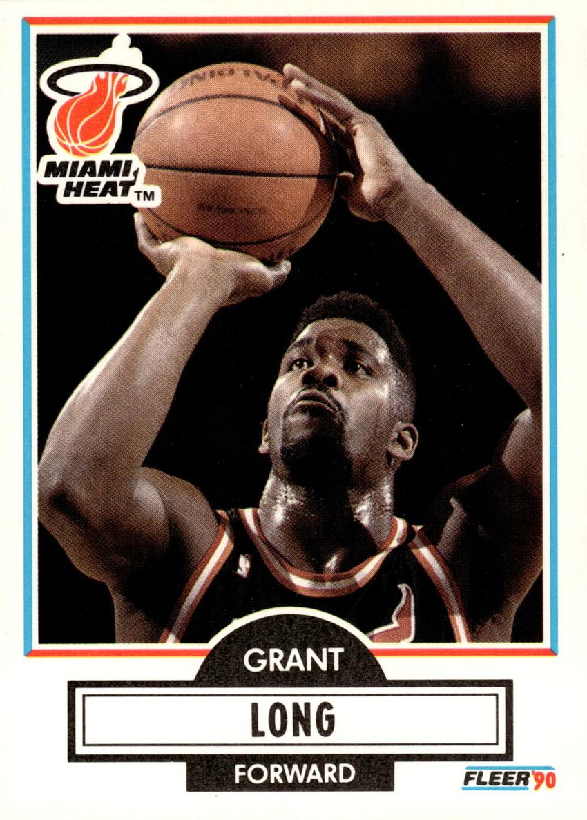 1990 Fleer Basketball Grant Long #100 PSA 9