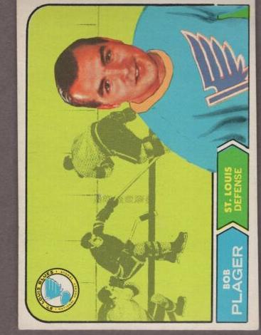 1968 O-Pee-Chee Hockey Bob Plager #112 PSA 7