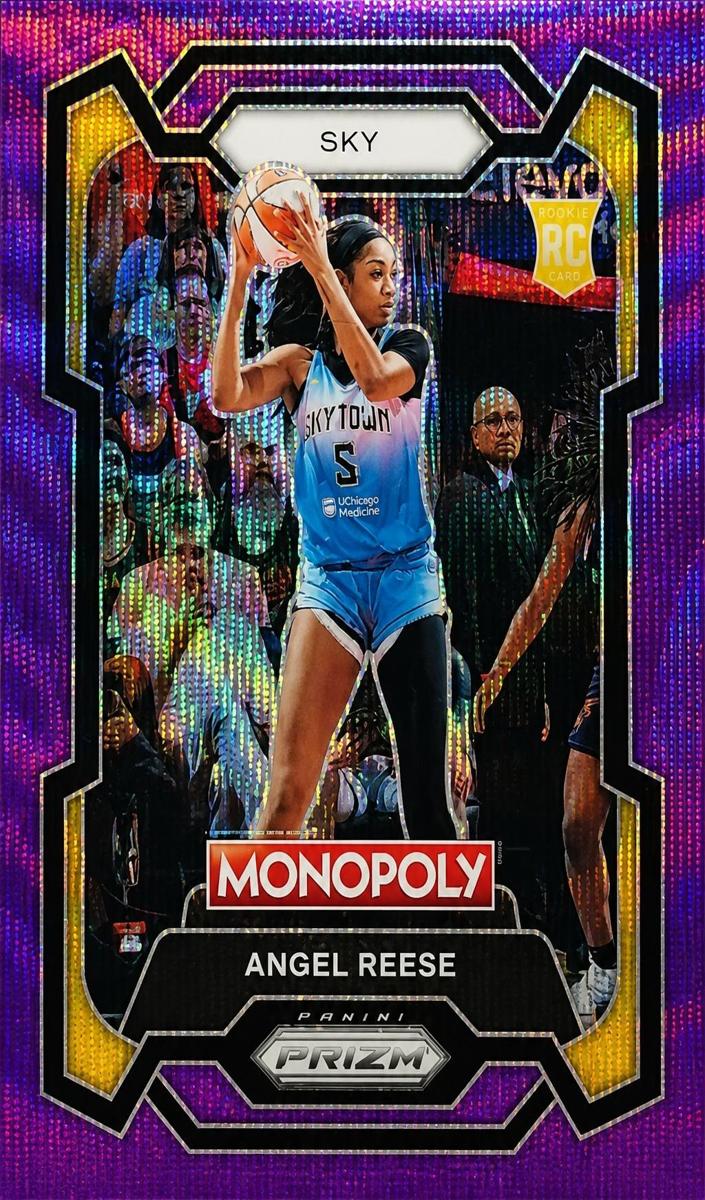2024 Panini Prizm Monopoly WNBA Basketball Purple Angel Reese #68